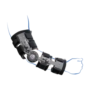 ROM LBO has easy adjust ROM hinges and breeze pads for comfort.