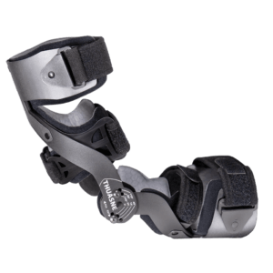 Functional Elbow with adjustable range-of-motion and reversable strapping pattern.