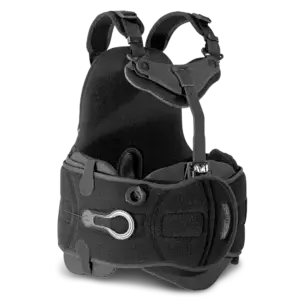 SLEEQ Max full-circumference shell design with rigid tri-planar control.