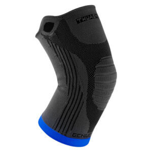 Genuextrem knee brace isolated on white background.