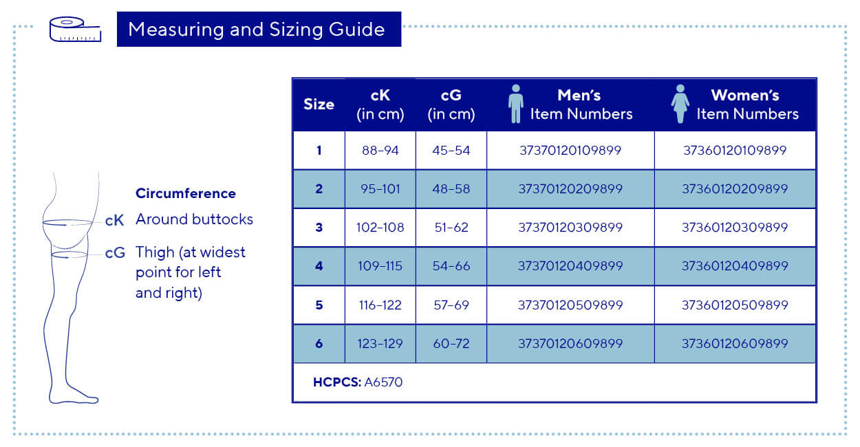 2607 ThuasneUSA com Product Pages Mobiderm Intimate Shorts Size Chart Mobiderm® Intimate Shorts